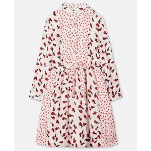 Stella McCartney Girls' Pink & Red Ladybug Print Dress